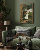 Woman With White Dress Painting by Winslow Homer 3 : 4 Vertical New Premium Wall Art Canvas by MeriDeewar