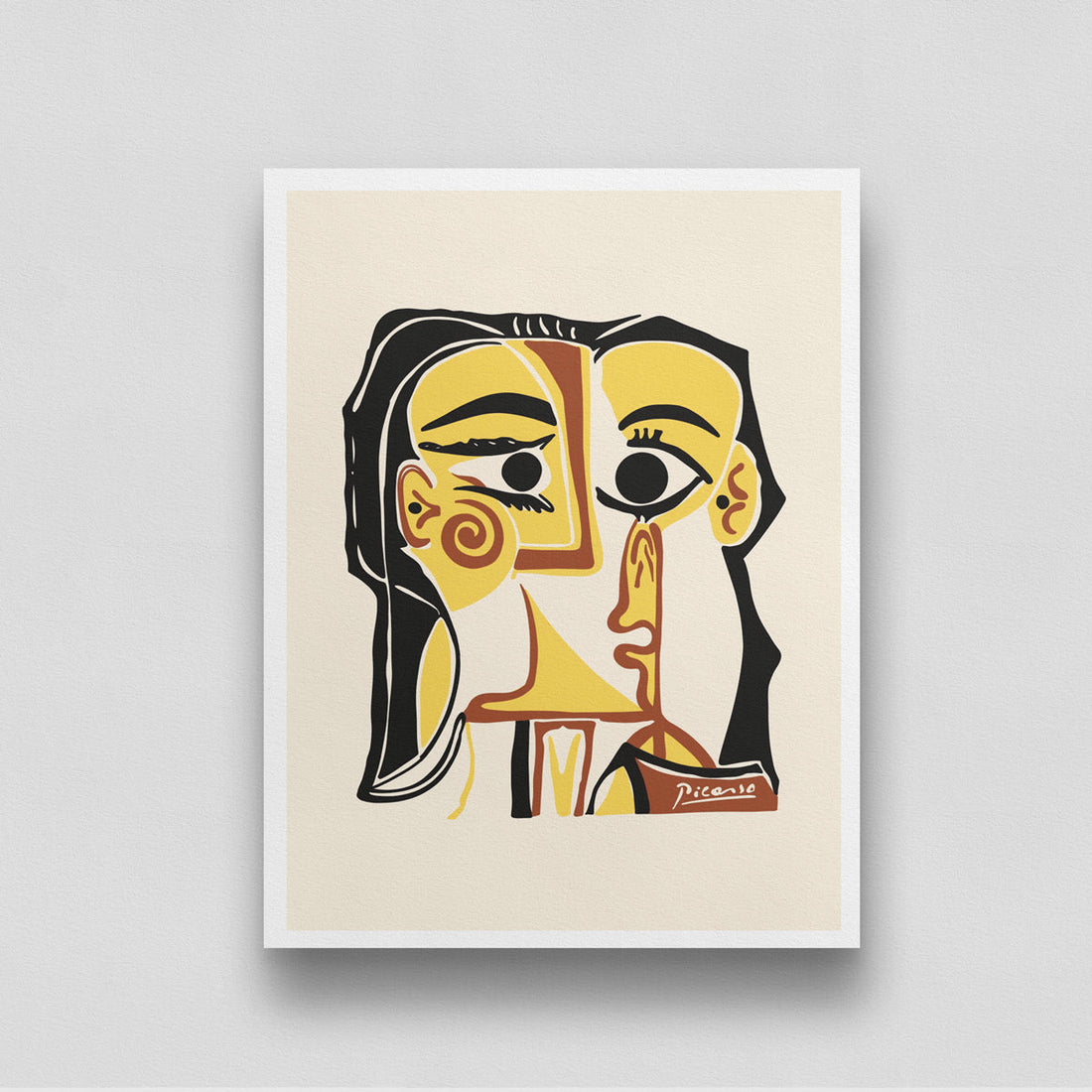 Woman1 Poster by Pablo Picasso 3 : 4 Vertical New Premium Wall Art Canvas by MeriDeewar