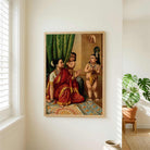 Yashoda Krishna Vishvaroop Painting for Living Room | Raja Ravi Varma Wall Art | MeriDeewar 3 : 4 Vertical Premium Wall Art Canvas by MeriDeewar