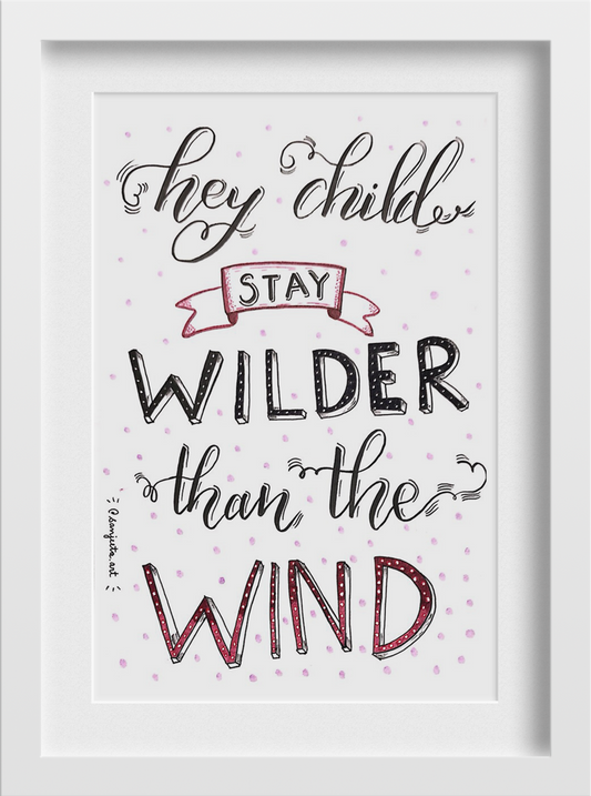 Wilder than the wind Painting - Meri Deewar