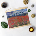 Poppy Field By Van Gogh Hanging Canvas Painting - Meri Deewar - MeriDeewar