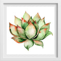 Green Lotus Painting - Meri Deewar - MeriDeewar