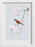 Bird and Blossom Painting-Meri Deewar - MeriDeewar