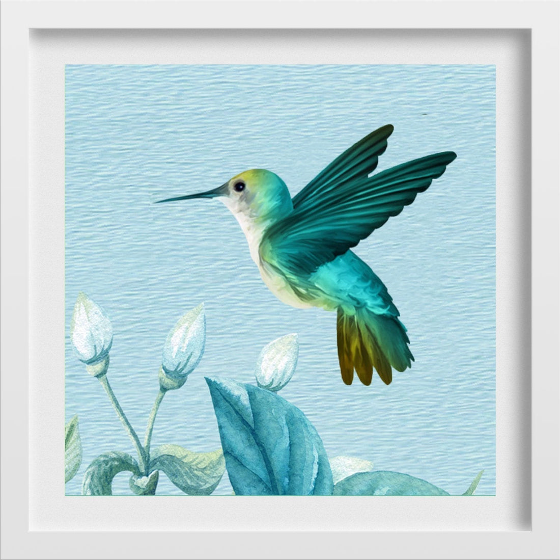 Hummingbird Painting - Meri Deewar - MeriDeewar