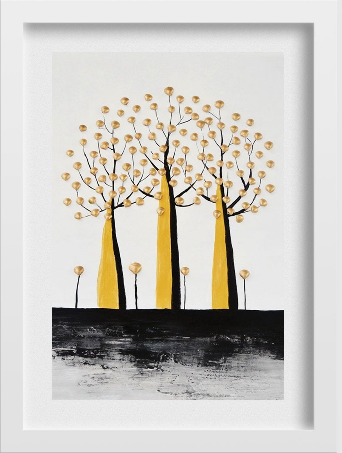Tree Trees Artwork Painting - Meri Deewar - MeriDeewar