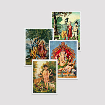 Set of 4 Print by Raja Ravi Varma - MeriDeewar