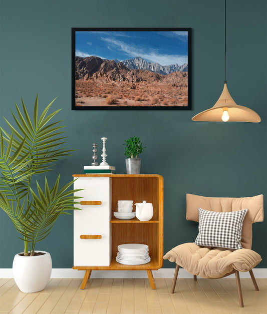View of the desert hills Painting - Meri Deewar