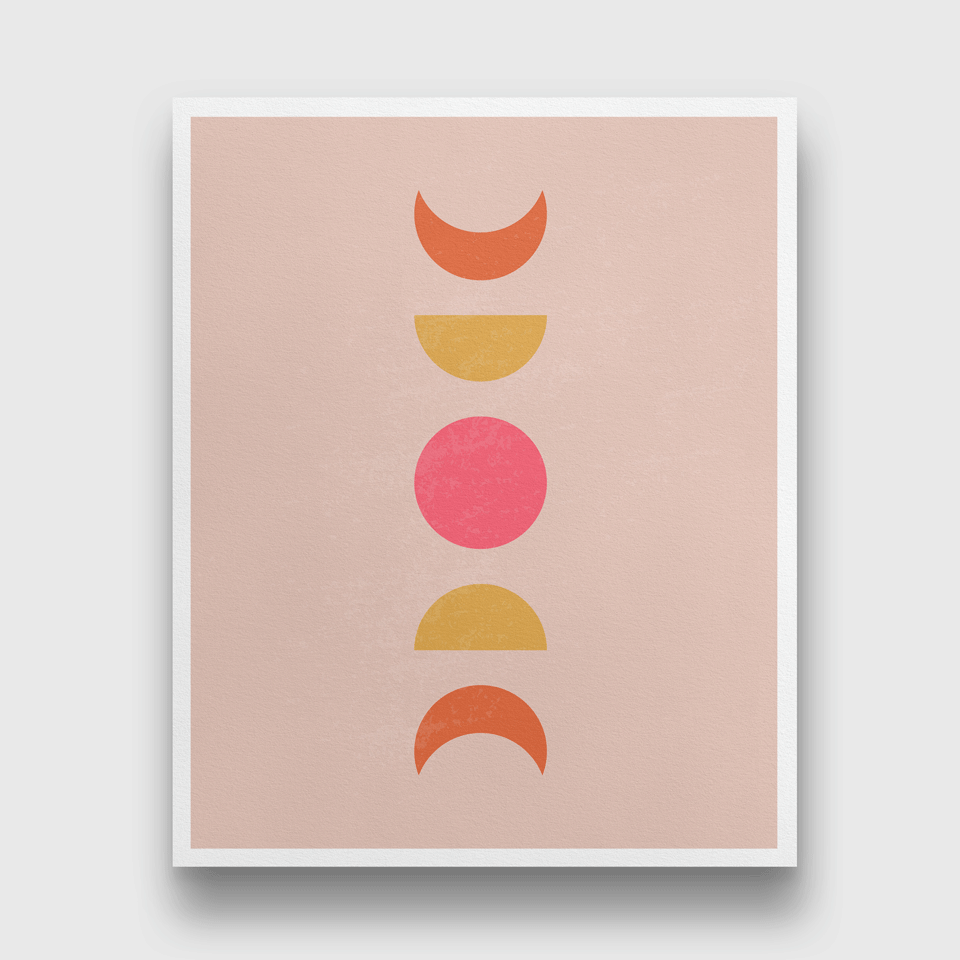 Modern abstract aesthetic bohemian style wall decor Painting
