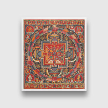 Antique Mandala of Nairatmya Buddha Painting