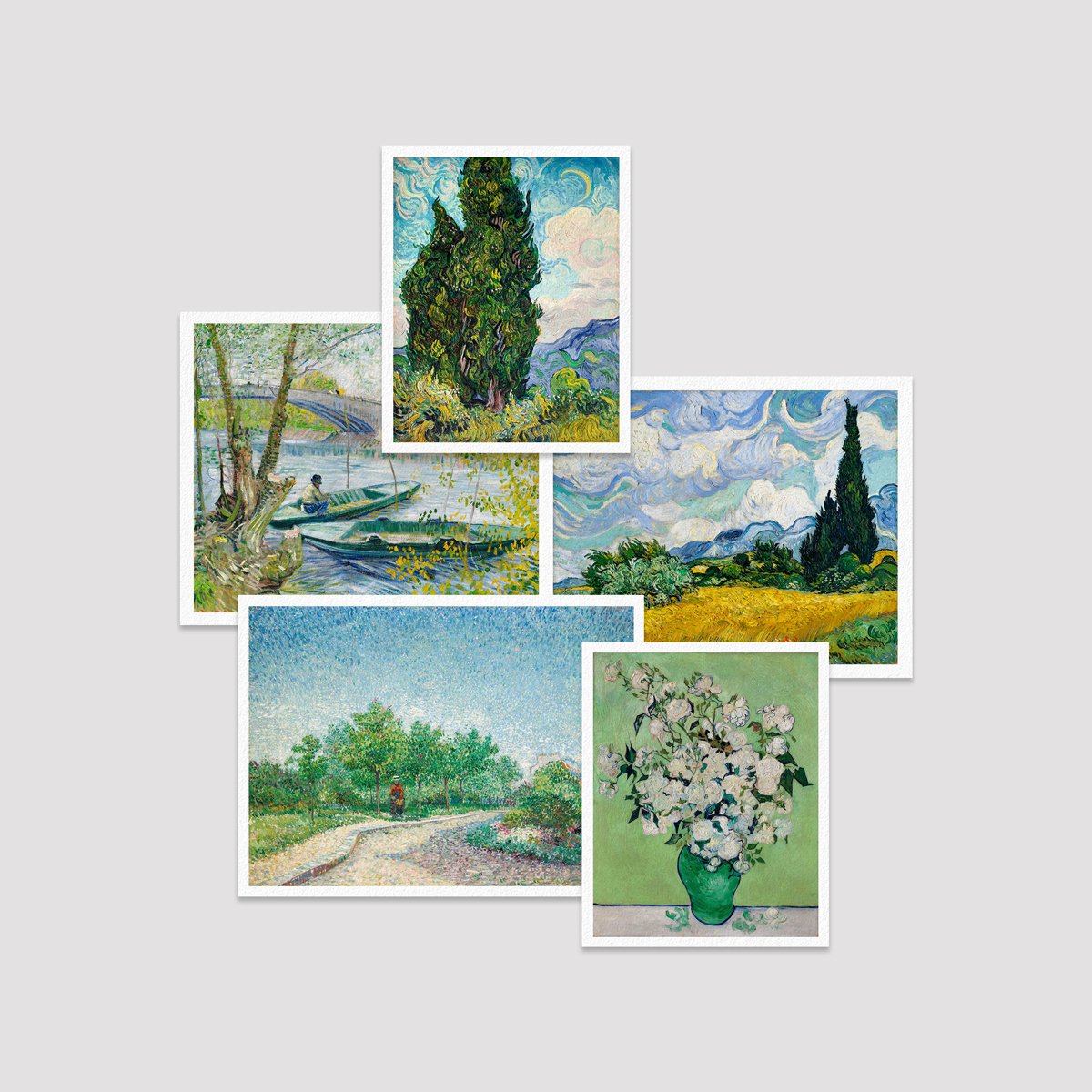 Set of 5 Print by Van Gogh - MeriDeewar