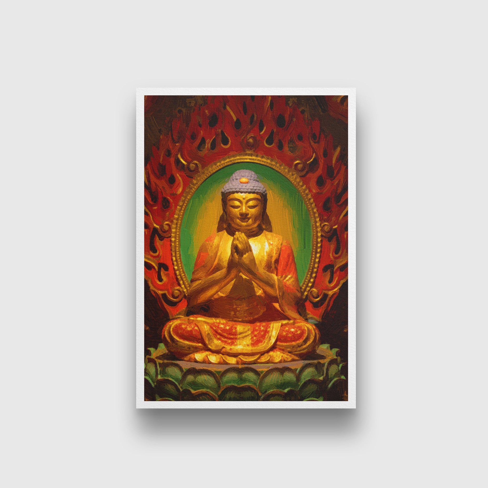 Tooth Relic Temple Buddha statue Painting - Meri Deewar - MeriDeewar