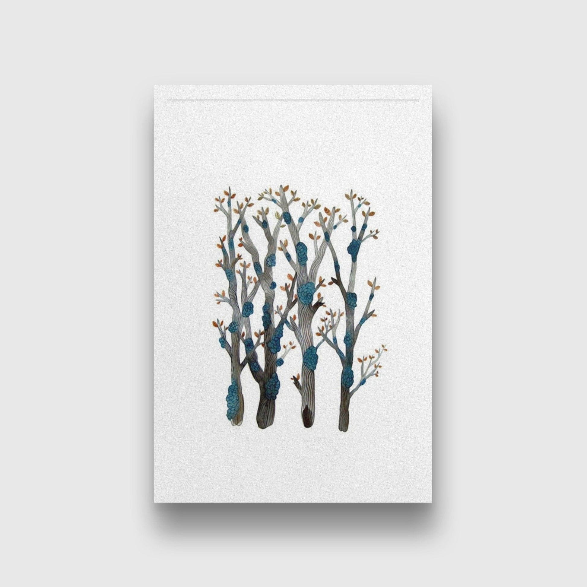 Trees Branches Painting - Meri Deewar - MeriDeewar