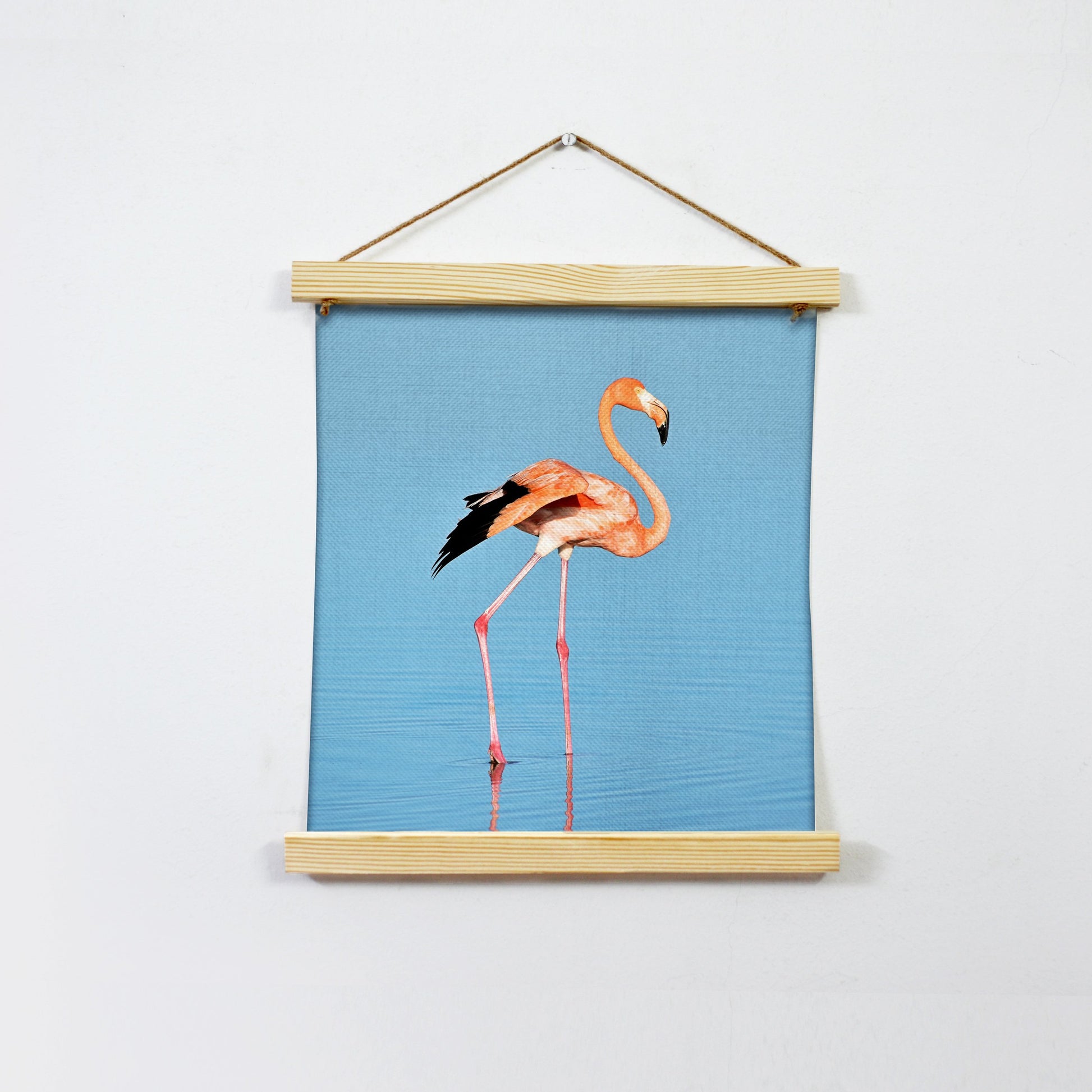 Flamingo Hanging Canvas Painting - Meri Deewar - MeriDeewar