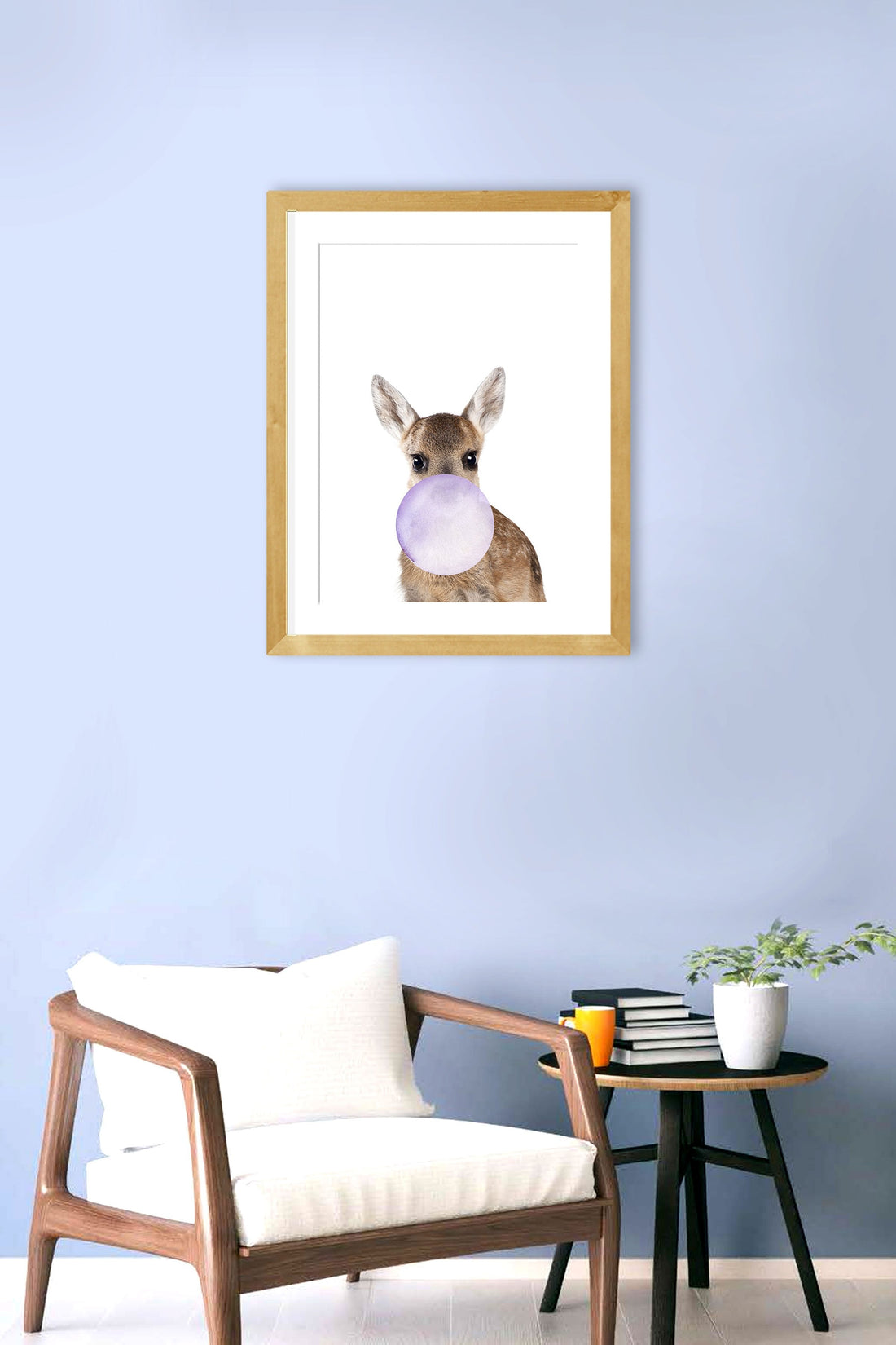 Rabbit Illustration Painting - Meri Deewar - MeriDeewar