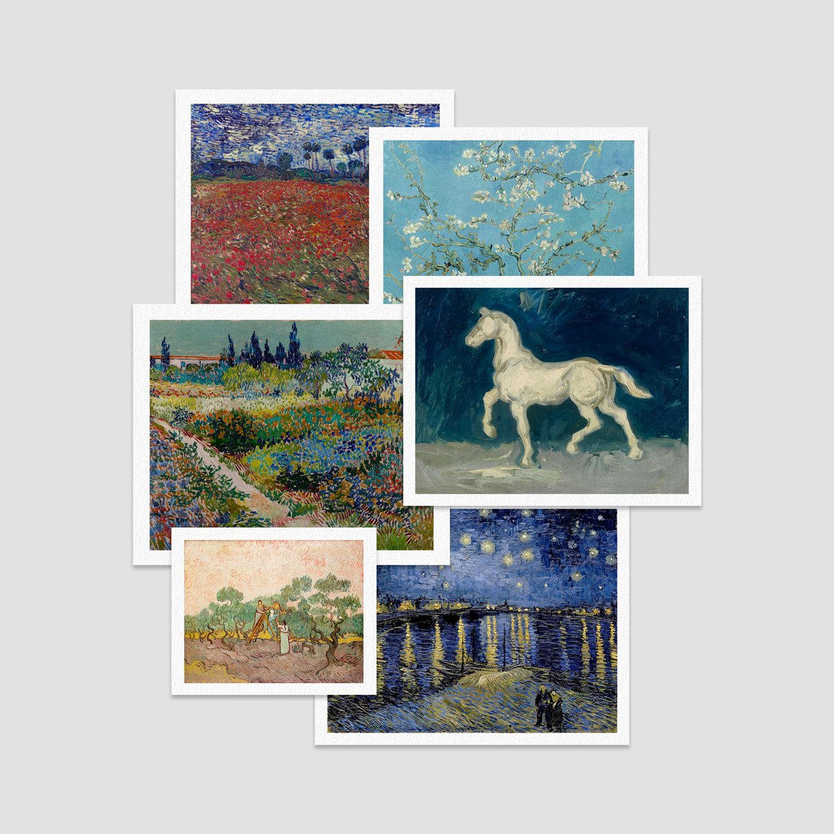Set of 6 Print by Van Gogh - MeriDeewar