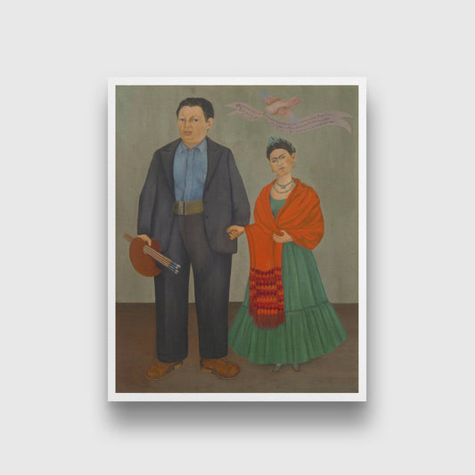 Frieda and Diego Rivera Painting - Meri Deewar - MeriDeewar