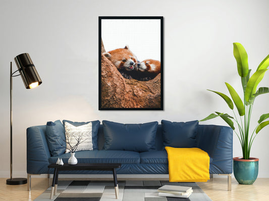 Brown bear in a forest Painting - Meri Deewar
