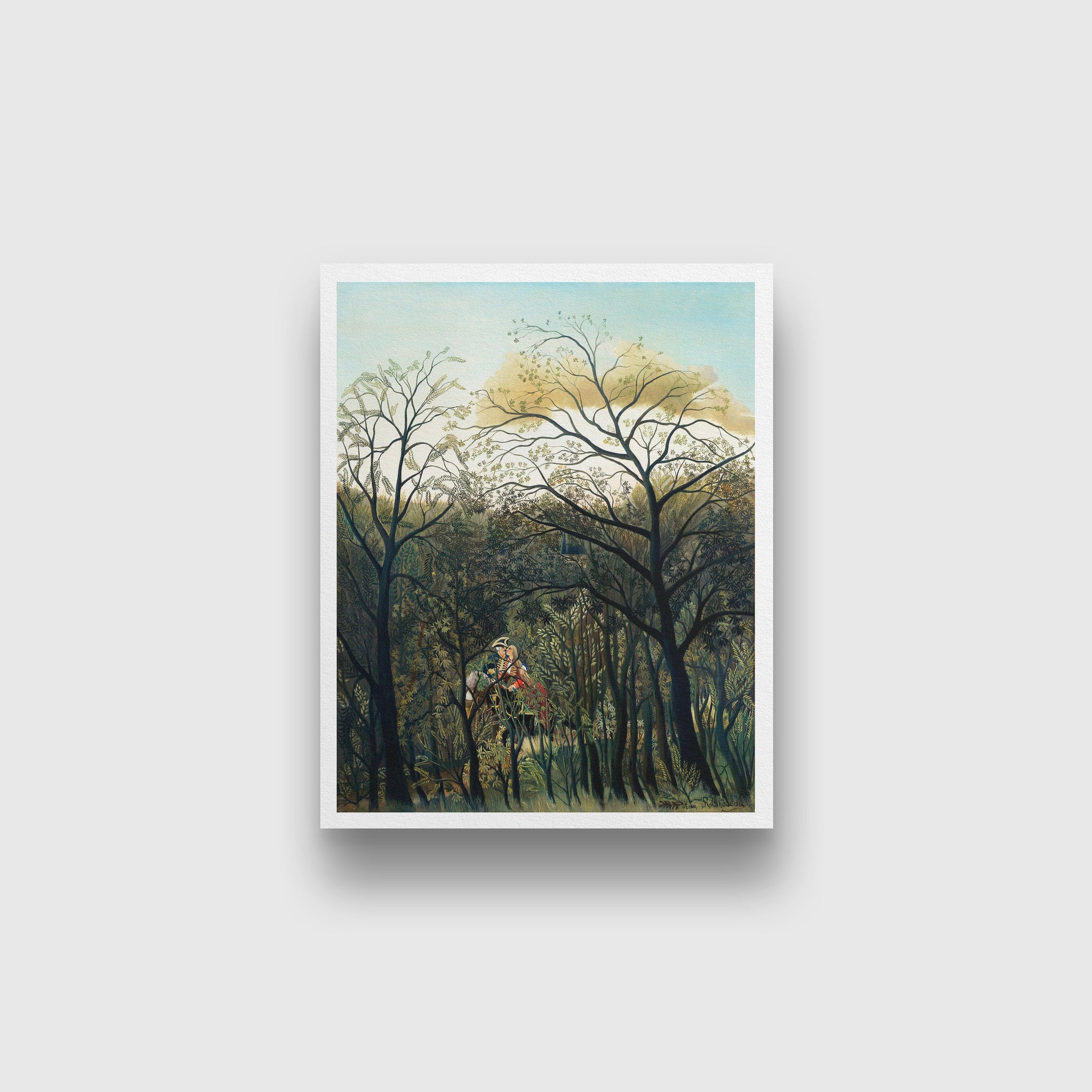 Rendezvous in the Forest painting - Meri Deewar