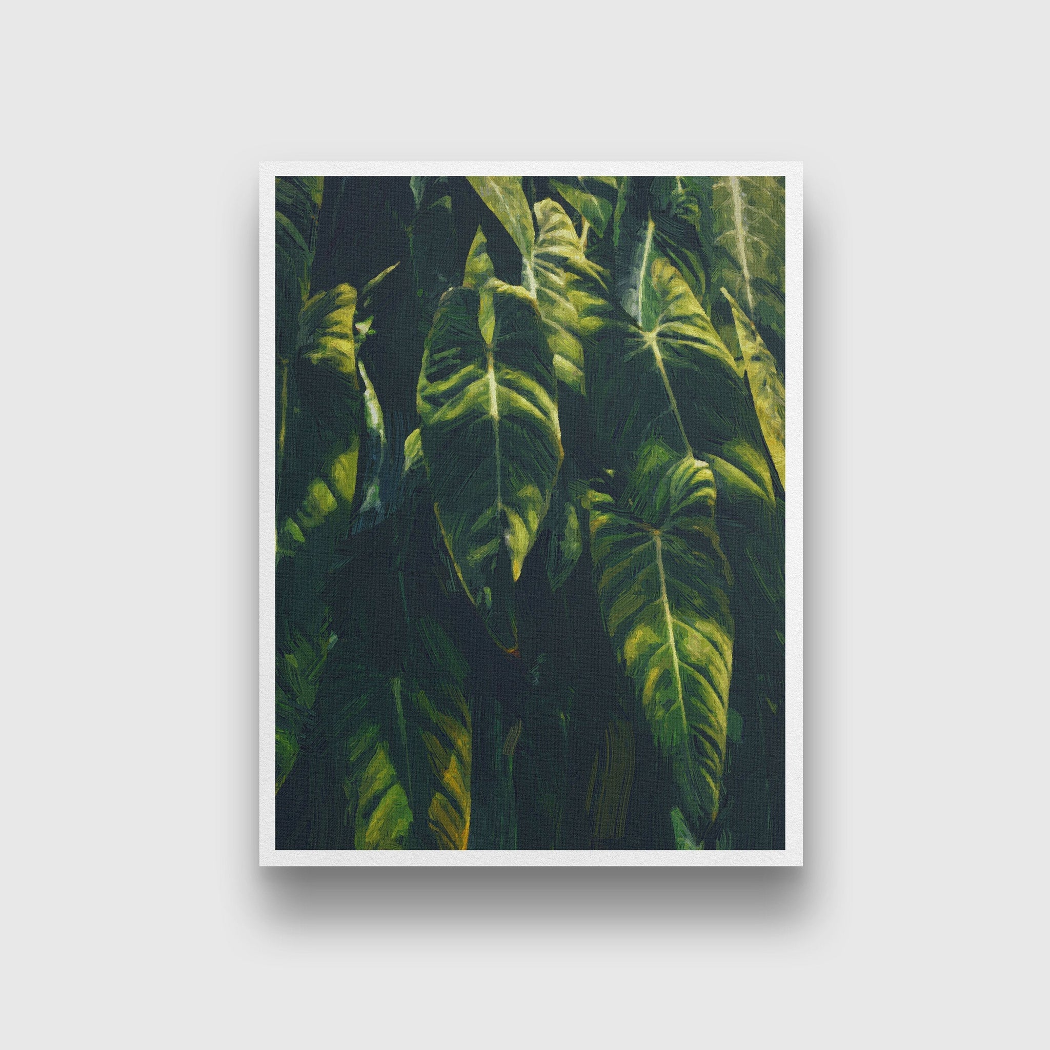 Tropical banana leaf Painting - Meri Deewar