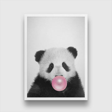 Bubble Gum Panda Painting