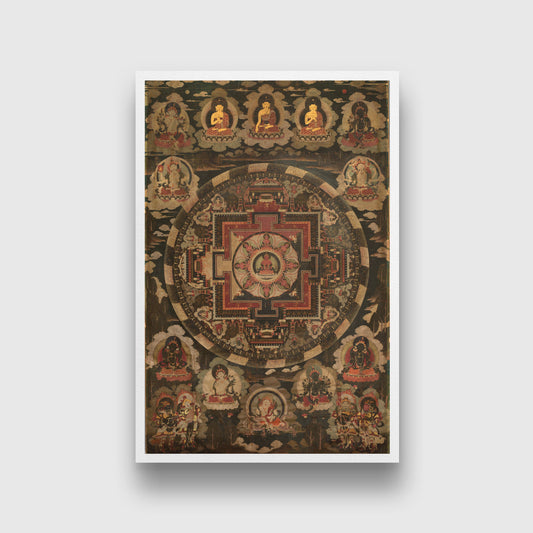 Tibet Mandala Painting - MeriDeewar