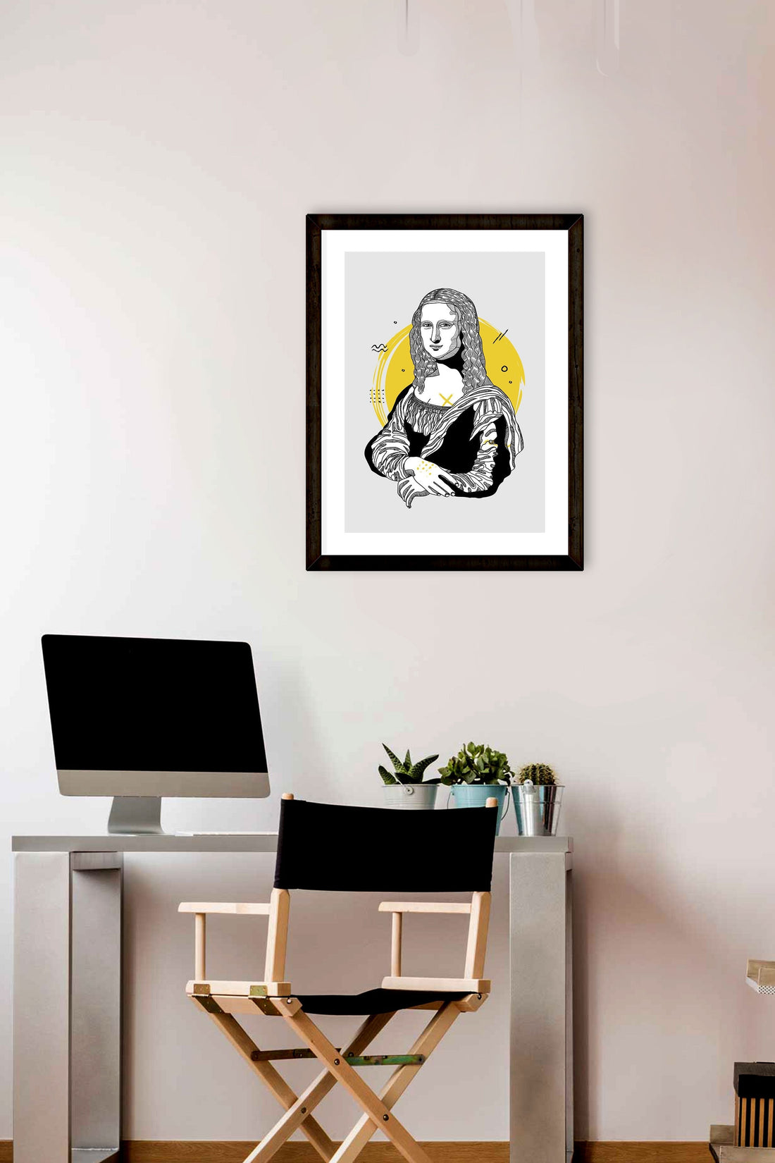 Creative Modern Mona Lisa Artwork Painting - Meri Deewar - MeriDeewar