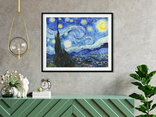 Starry Night by Vincent Van Gogh Painting - MeriDeewar