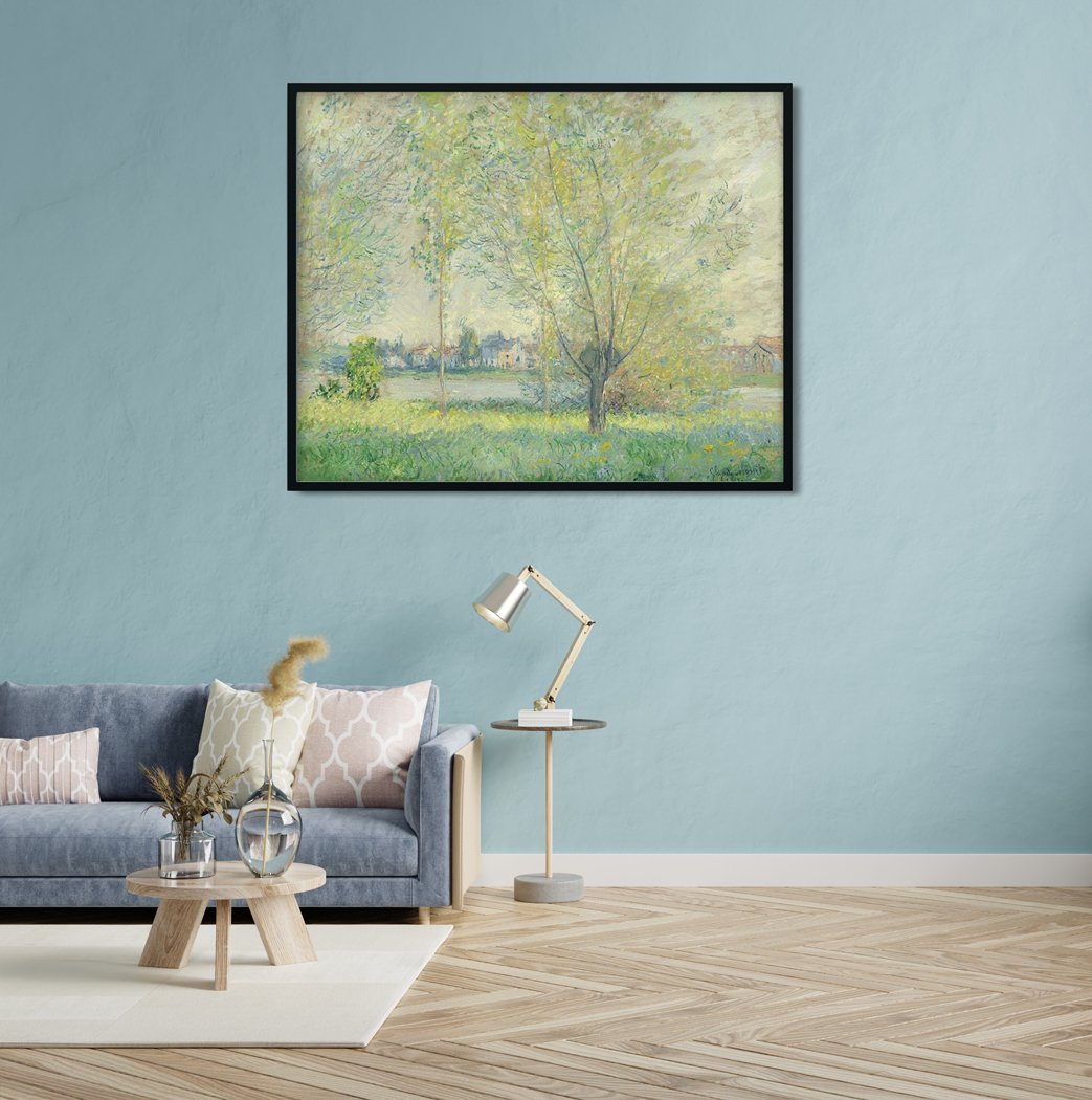 The Willows Painting by Claude Monet - Meri Deewar - MeriDeewar