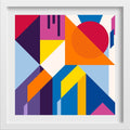 Colorful Shapes Abstract Painting