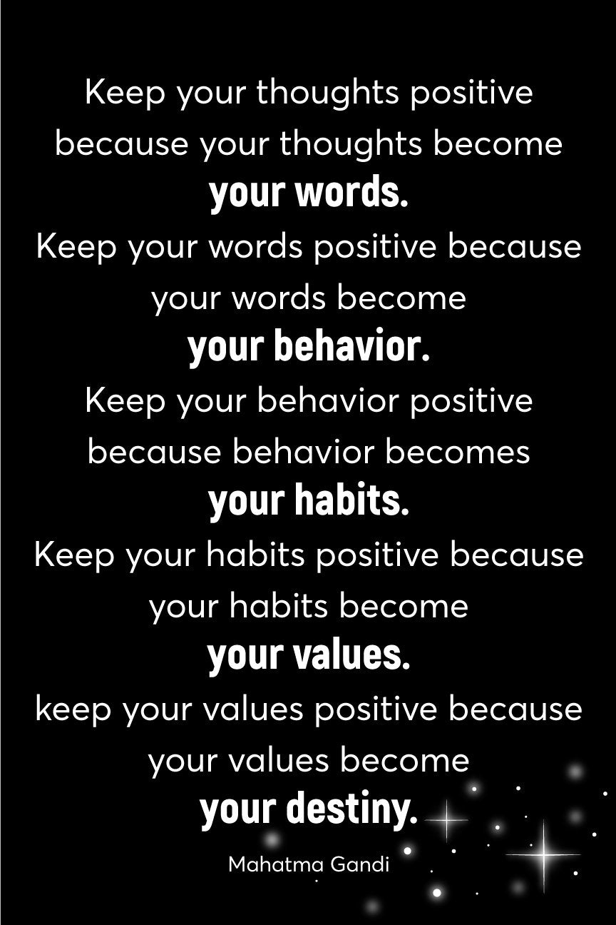 Keep your thoughts positive _ poster - MeriDeewar