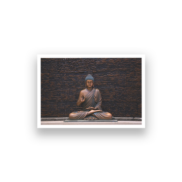 Meditating Buddha Wall Painting