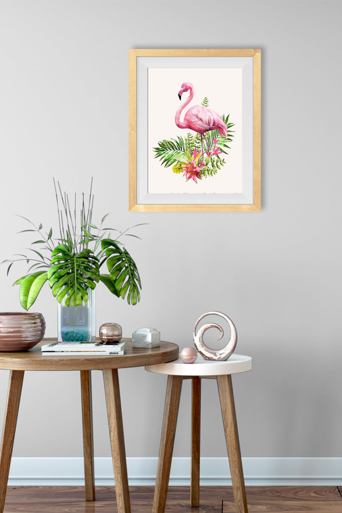 Flamingo 3 Painting - Meri Deewar - MeriDeewar