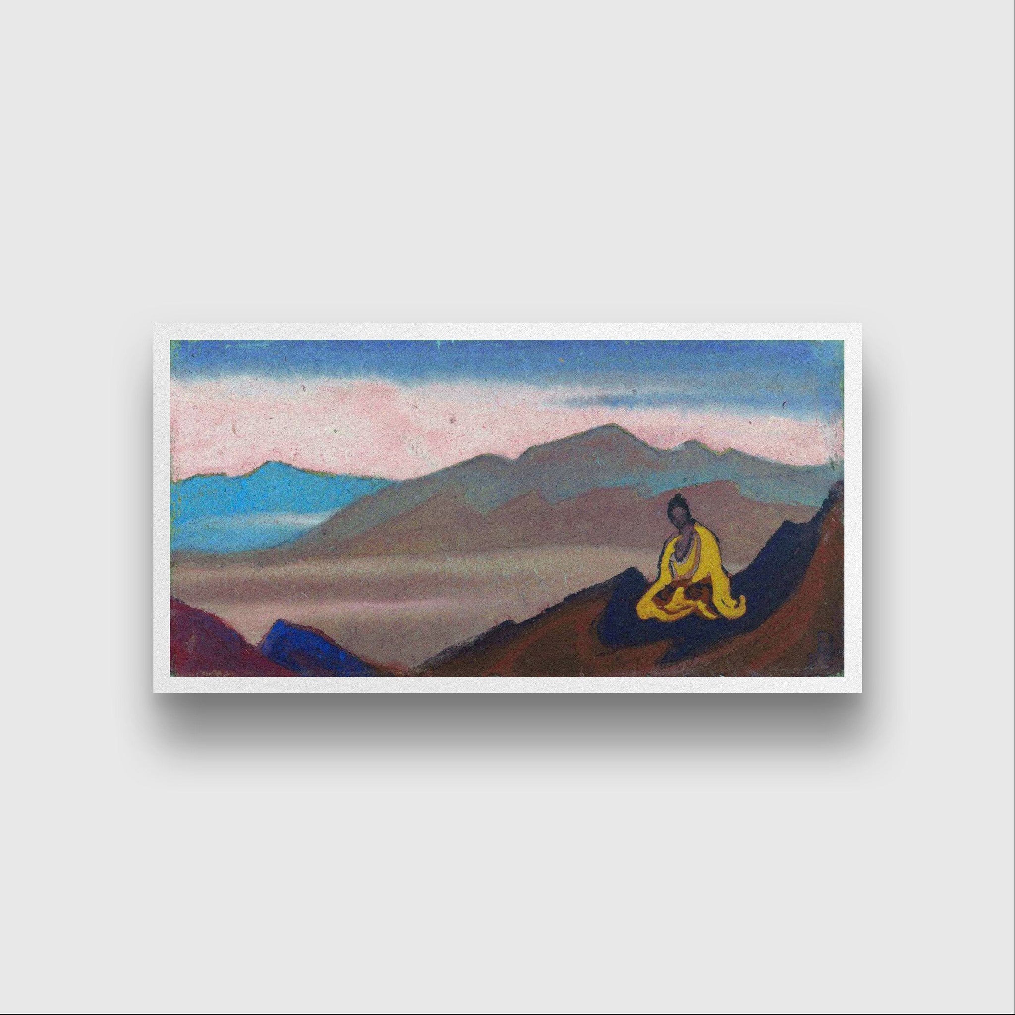 Buddha landscape Painting - Meri Deewar