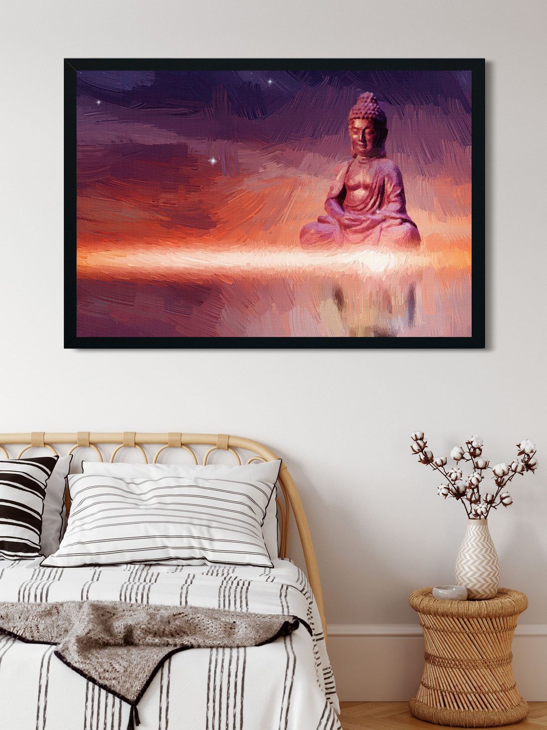 God buddha painting - Meri Deewar - MeriDeewar