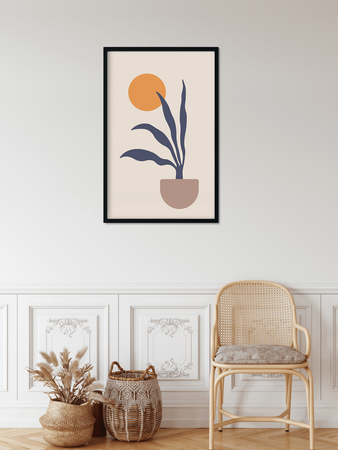 Boho art mid century Painting