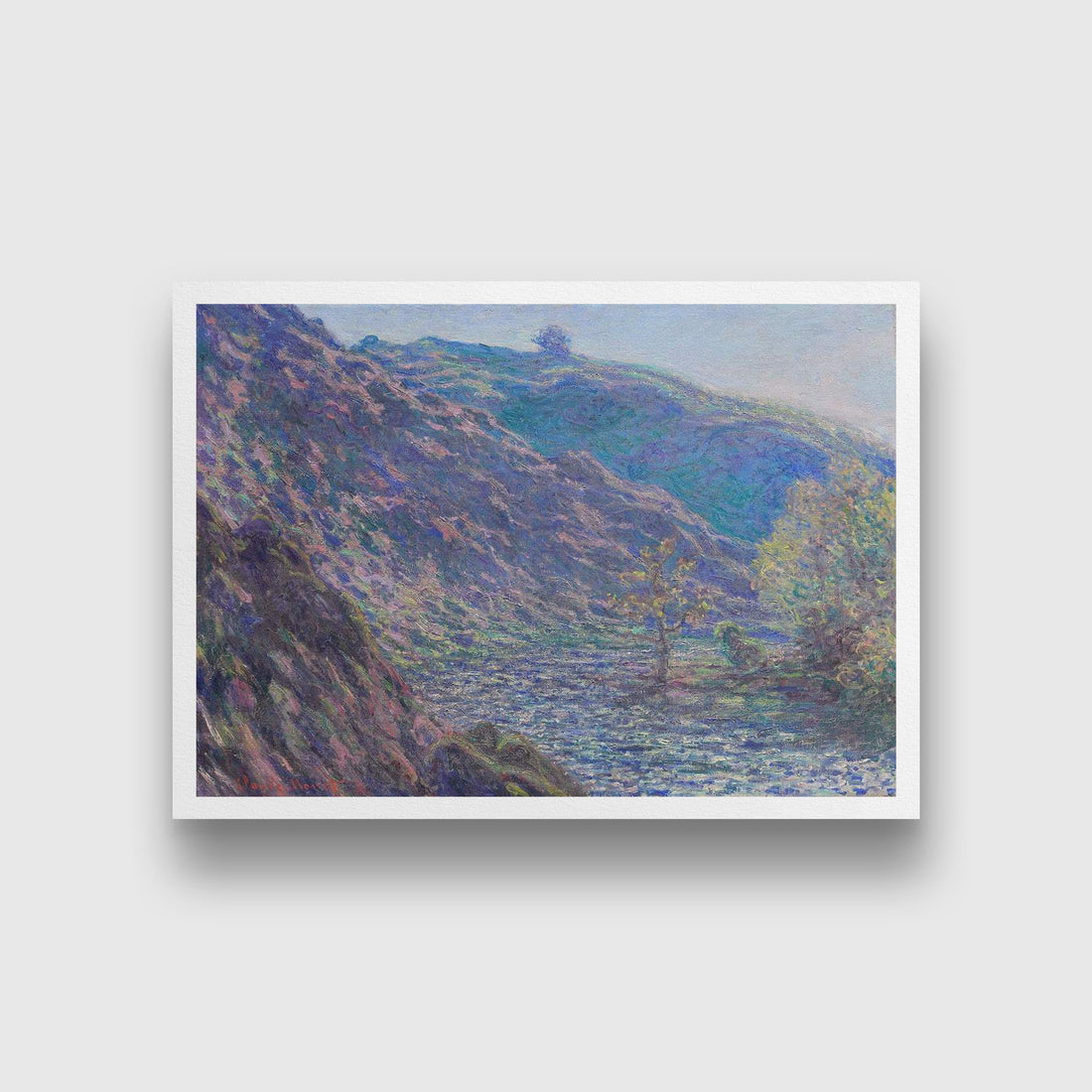 The Petite Creuse River Painting by Claude Monet - Meri Deewar - MeriDeewar