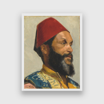Portrait of a Turkish Man Painting