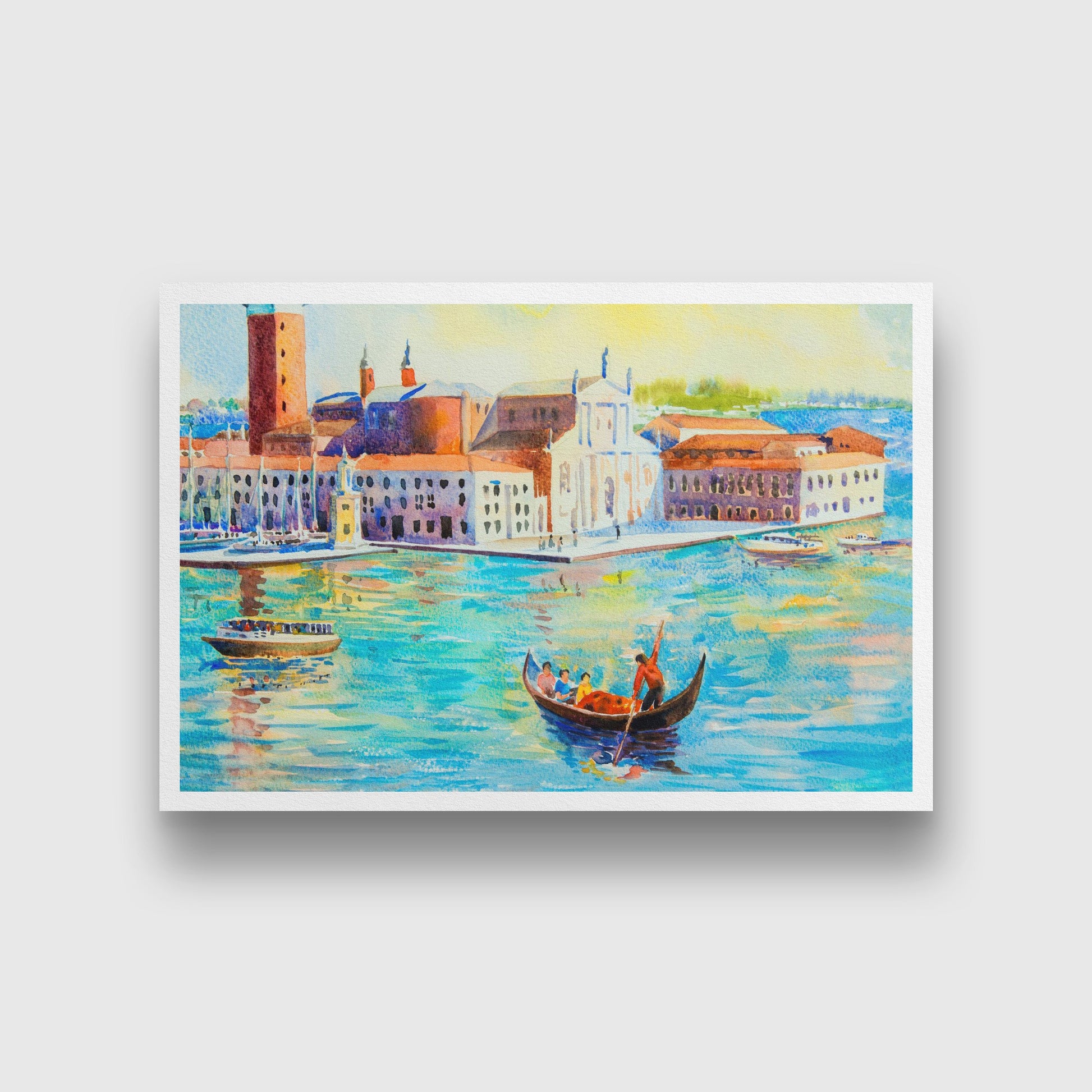 San Giorgio Venice Painting - Meri Deewar - MeriDeewar