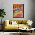 Three Dancers in Yellow Skirts Painting - Meri Deewar - MeriDeewar