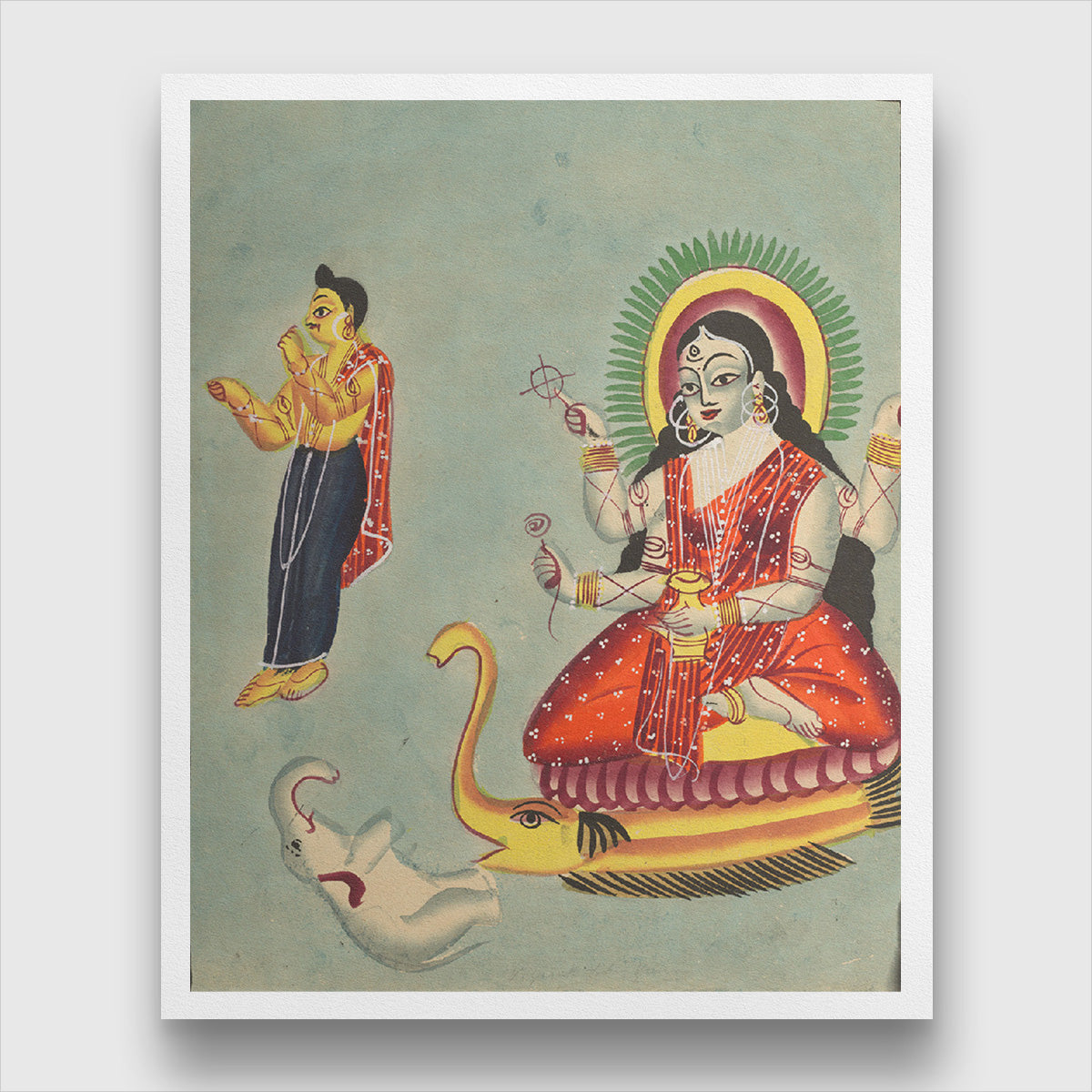 The Goddess Ganga Painting – MeriDeewar