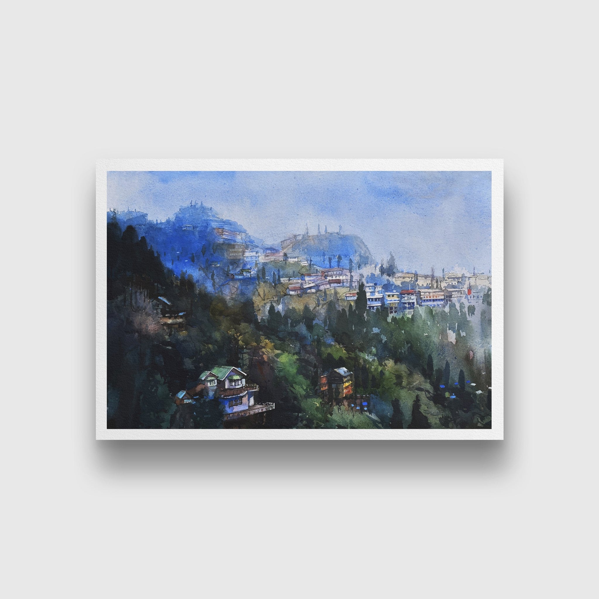 Gangtok Cityscape Painting - Meri Deewar