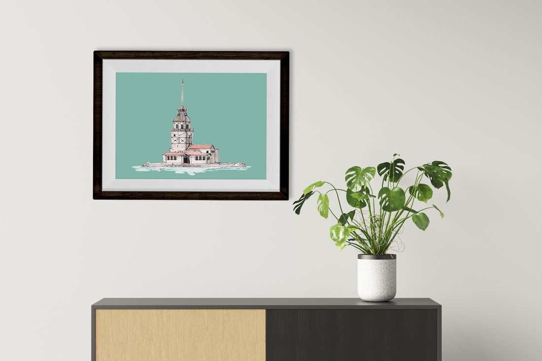 Maiden Tower Illustration Painting  - Meri Deewar