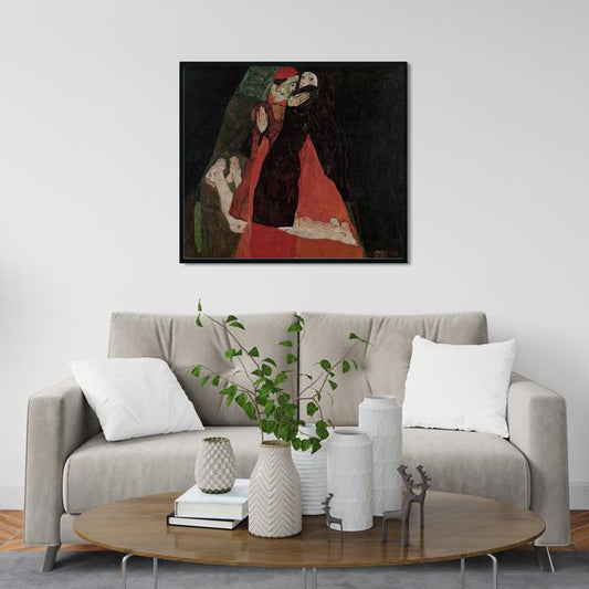 Cardinal And Nun Painting - Meri Deewar - MeriDeewar