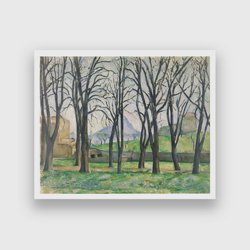 The Bare Trees at Jas de Bouffan Painting