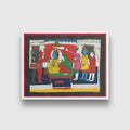 Rama-and-Sita-enthroned-with-Hanuman,-Laksmana-and-others Painting - Meri Deewar - MeriDeewar