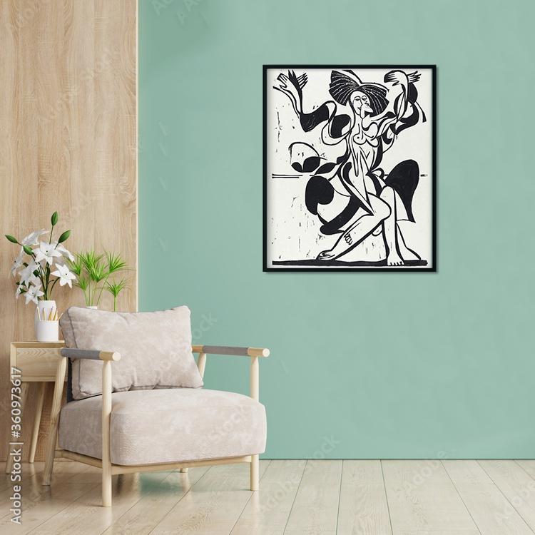 Mary Wigman's Dance Painting - MeriDeewar - MeriDeewar