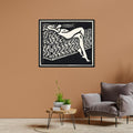 Nude Girl Lying on a Sofa Painting - MeriDeewar - MeriDeewar