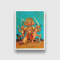 Panchmukhi Hanuman Painting