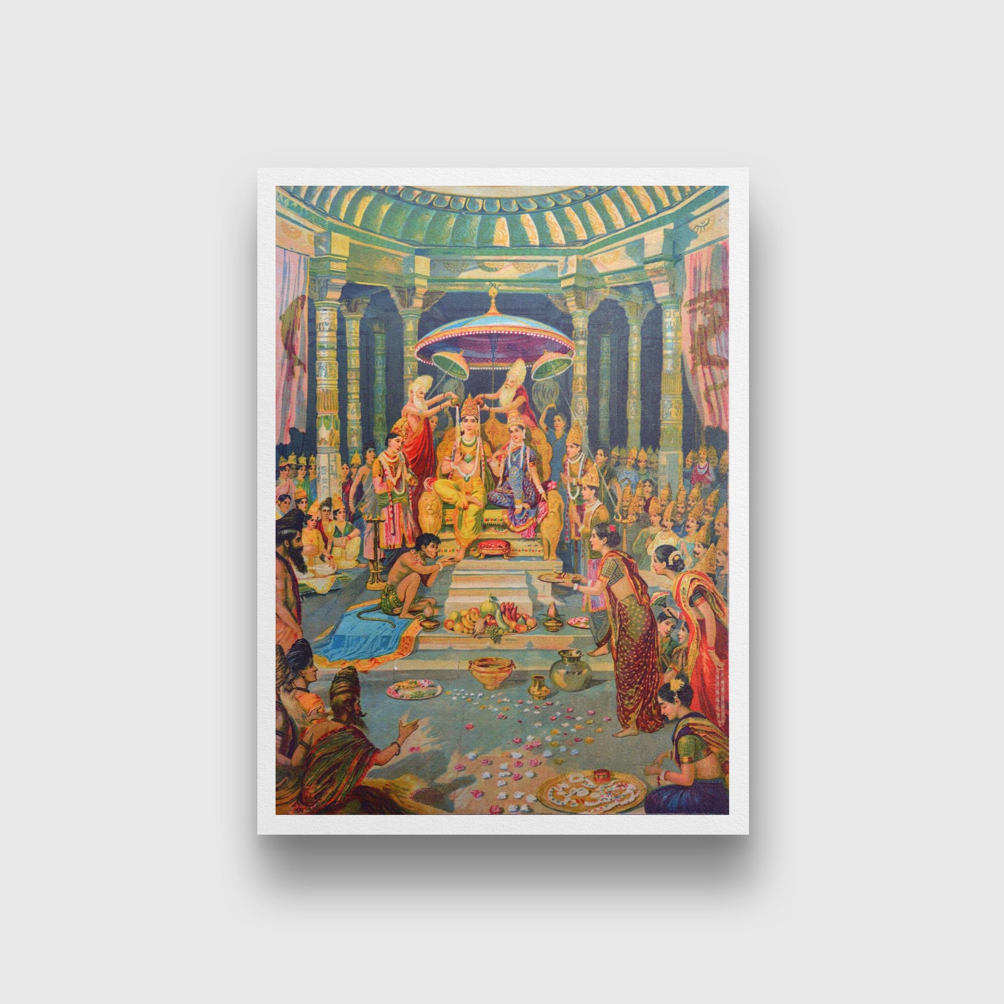 Ram Rajyaabhishek Painting