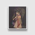 Radha Krishna Mughal Miniature Painting - Meri Deewar - MeriDeewar